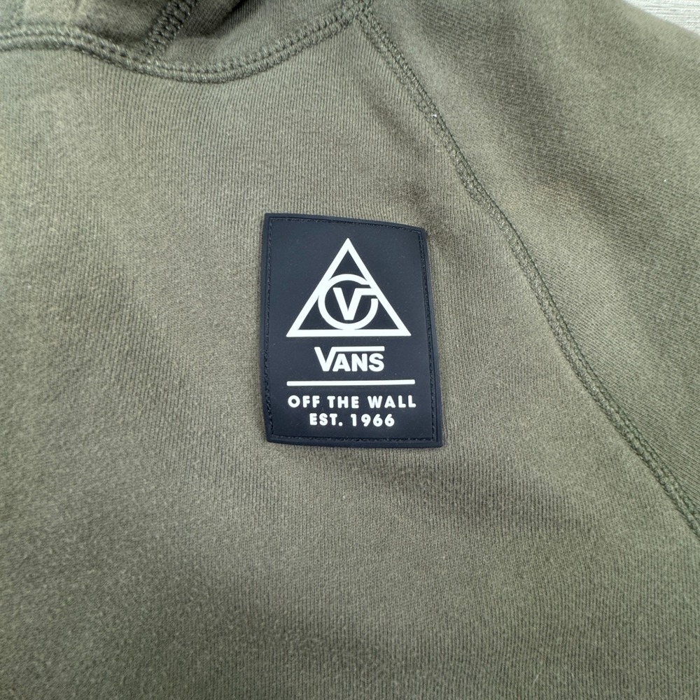 Vans Men's Hoodie Versa Graphic Pullover Green Small Skateboard Streetwear - Picture 5 of 7